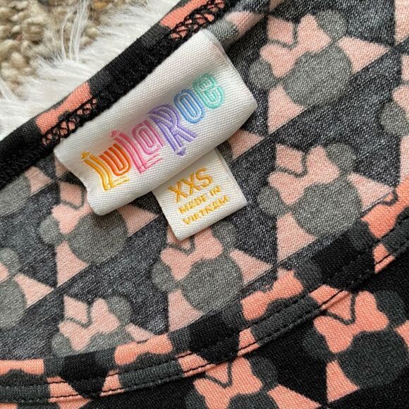 LULAROE Disney Minnie Mouse Irma Top New Women’s Size XXS - Picture 5 of 8